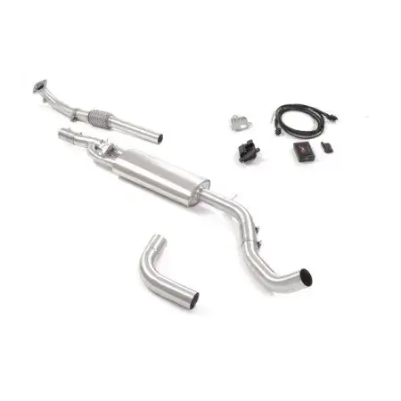 Flexible avec silencieux intermédiaire en inox avec valve électrique intégrée Abarth 500 / 595 / 695 (Type 312) Authentique
