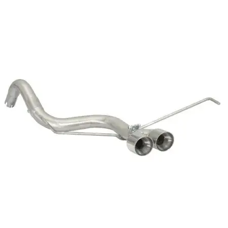 Tube arrière Groupe N en inox avec 2 sorties rondes centrales Sport Line 80 mm Abarth 500 / 595 / 695 (Type 312) Acheter Direct