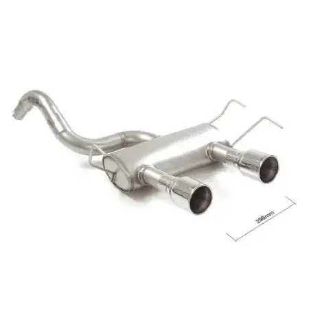 Jusqu’à Épuisement Des Stocks Silencieux arrière en inox avec 2 sorties ronde centrales 102 mm Abarth 500 / 595 (Type 312)