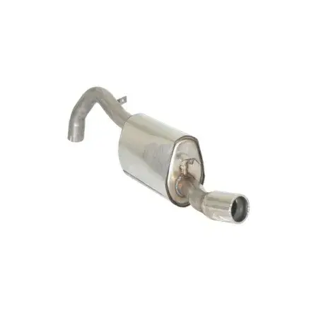 Silencieux arrière en inox avec 1 sortie ronde 80 mm Meilleur Choix