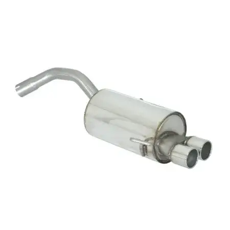 Meilleur Prix Silencieux arrière en inox avec 2 sorties rondes 70 mm