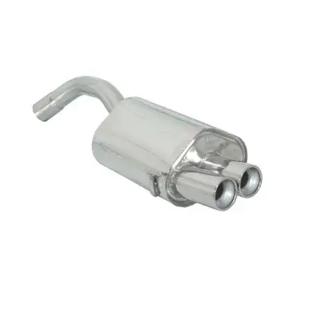 Silencieux arrière en inox avec 2 sorties rondes 80 mm Offre Du Jour