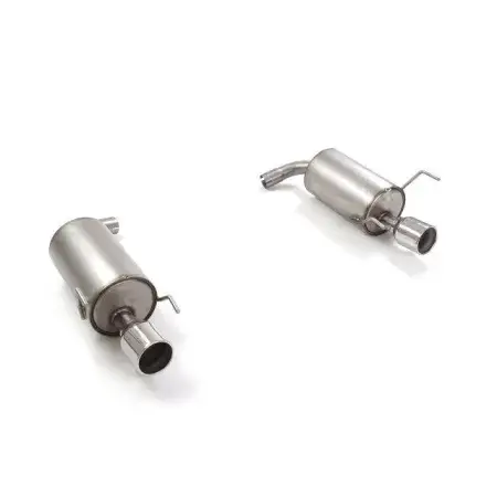 Bon Marché Silencieux arrière duplex en inox g/d avec 1 sortie ronde 102 mm