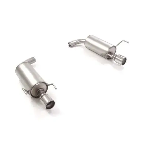 Silencieux arrière duplex en inox g/d avec 1 sortie ronde 90 mm Soldes