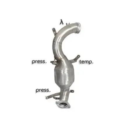 Catalyseur Groupe N + tube remplacement filtre à particules Groupe N en inox Top Vente