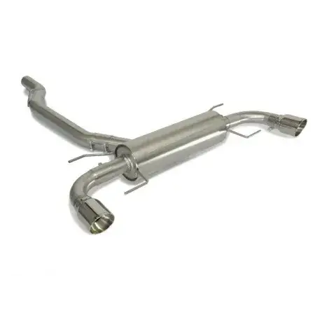 Super Prix Silencieux arrière duplex en inox g/d avec sortie ronde Sport Line 90 mm