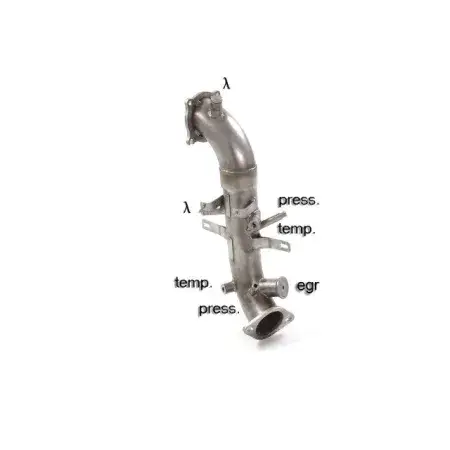 Tube remplacement cat Groupe N en inox Offre Du Jour