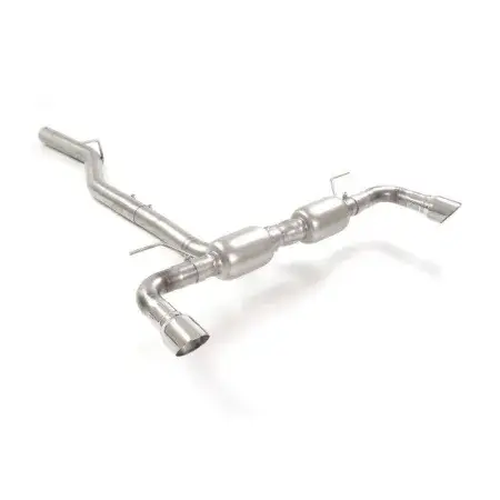 Silencieux arrière duplex en inox g/d avec sortie ronde Sport Line 90 mm Retour Gratuit