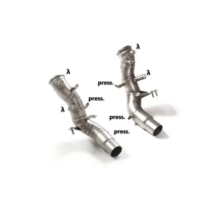 Prix Choc Tube remplacement cat Groupe N en inox avec enlèvement du filtre à particules. Tous les emplacements des sondes d’origine présen