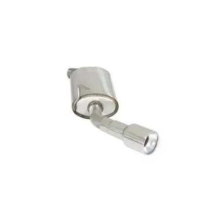 Satisfait Ou Remboursé Silencieux arrière en inox avec 1 sortie ronde90 mm