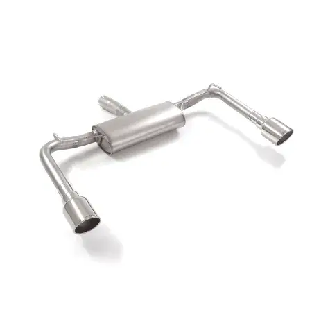 Silencieux arrière duplex en inox g/d avec sortie ronde Sport Line 102 mm Must-Have