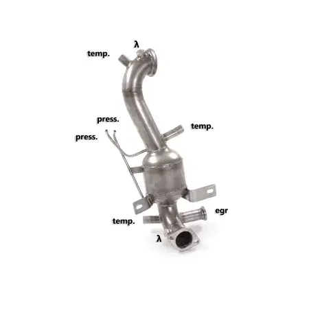 Bon Plan Catalyseur Groupe N + tube remplacement filtre à particules Groupe N en inox