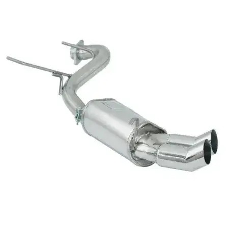Petit Prix Silencieux arrière en inox avec 2 sorties Dtm 70 mm