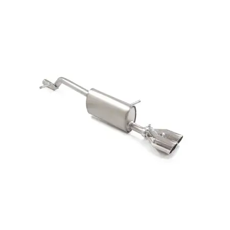 Dernier Modèle Silencieux arrière en inox avec 2 sorties rondes Sport Line 80 mm décalées