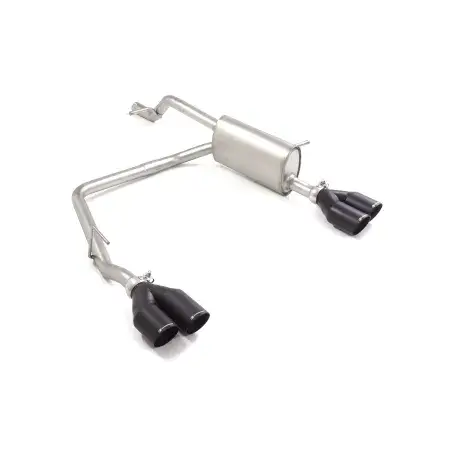 Achat Immédiat Silencieux arrière duplex en inox g/d avec 2 sorties rondes Sport Line Black 80 mm décalées