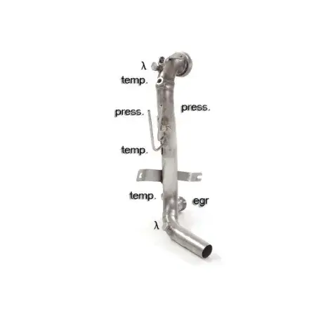 Tube remplacement cat. + tube remplacement filtre à particules Groupe N en inox Pas Cher