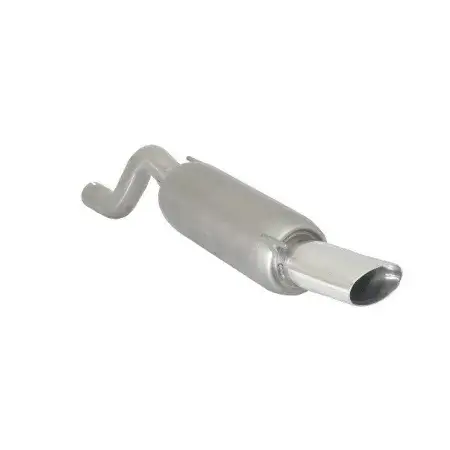 Silencieux arrière en inox avec 1 sortie ovale Sport Line 110 x 65 mm Promotion Saisonnière