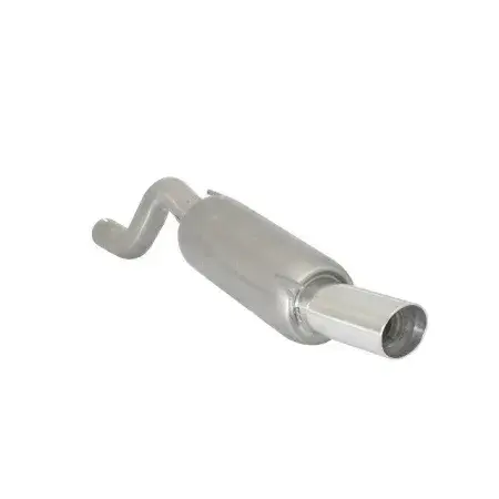 Silencieux arrière en inox avec 1 sortie ronde Sport Line 90 mm Prix Choc