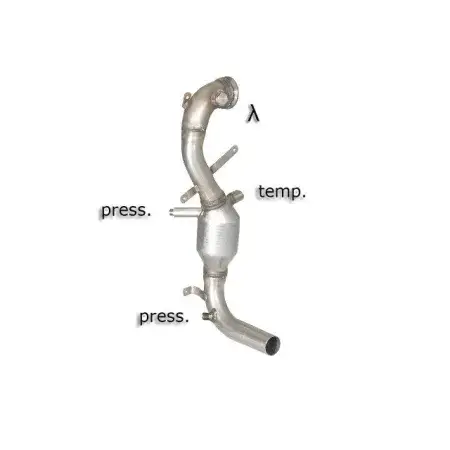 Catalyseur Groupe N + tube remplacement filtre à particules Groupe N en inox (Euro5) Commander Maintenant