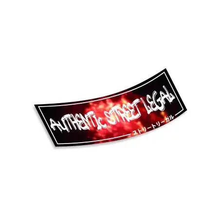 Slap Sticker Authentic Street Legal Populaire