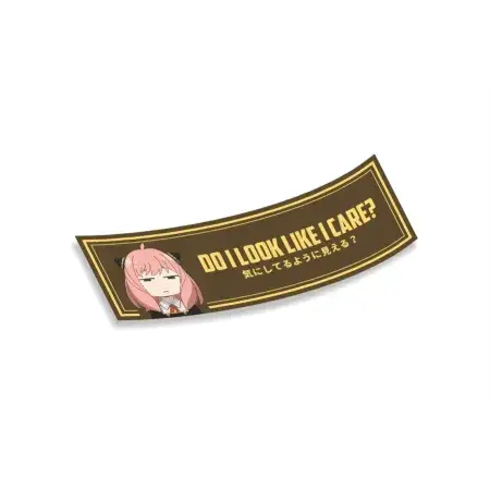 Vente Directe Slap Sticker Do I look like I care?