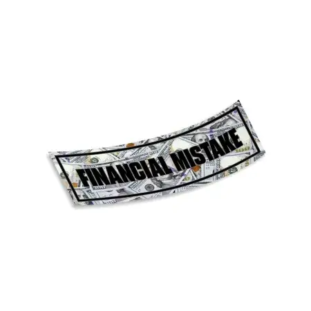 Slap Sticker Financial Mistake Solde