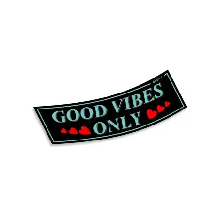 Slap Sticker Good Vibes Only Promotion Saisonnière
