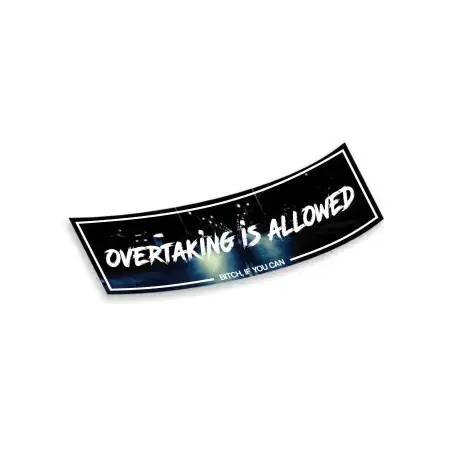Achetez Aujourd’hui Slap Sticker Overtaking is allowed