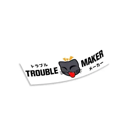 Meilleur Choix Slap Sticker Trouble maker cat