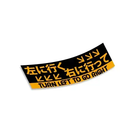 Acheter Direct Slap Sticker Turn left to go right