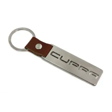 Meilleur Prix Porte-clés Acier inoxydable et Cuir Seat CUPRA