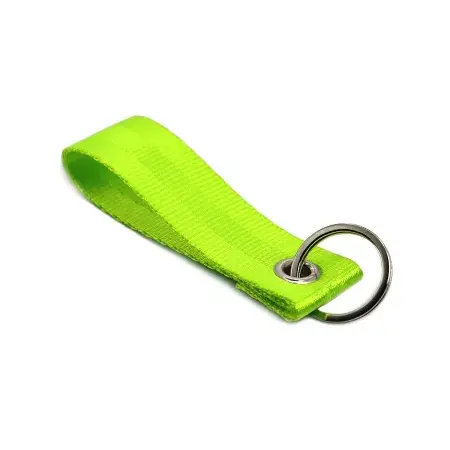 Nouveauté Porte-clés Seat belt strap Vert