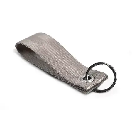 Authentique Porte-clés Seat belt strap Gris