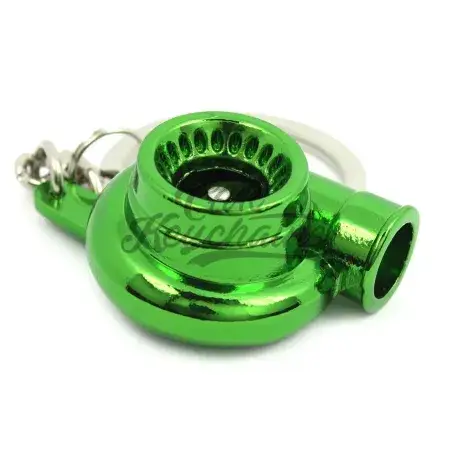Must-Have Porte-clés Turbo Vert Chrome
