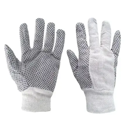 Expédié Aujourd’hui Gants de travail denim à pois, T10,5