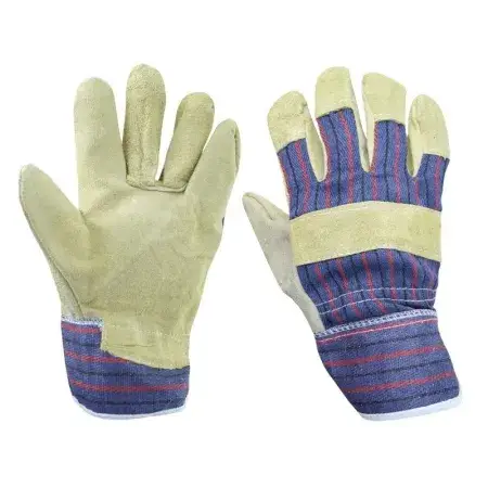 Retour Gratuit Gants de travail en cuir, T10,5