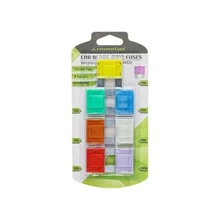 Fusibles à lame MAXI avec voyant LED, 7 pièces Meilleure Vente