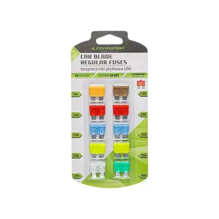 Fusibles à lame UNI avec voyant LED, 10 pièces Nouvel Arrivage