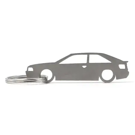 Porte-clés Car Silhouette Audi 80 Coupé Populaire