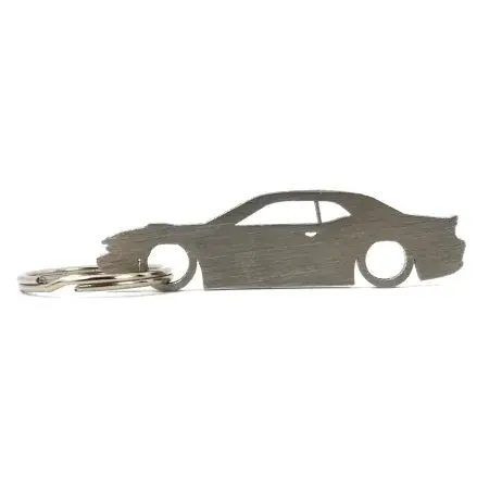 Certifié Porte-clés Car Silhouette Dodge Challenger 3ème génération