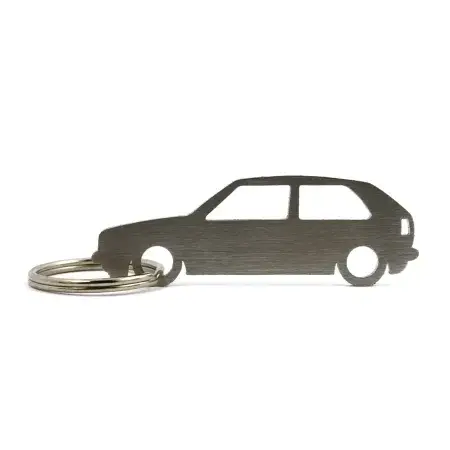 Porte-clés Car Silhouette Volkswagen Golf MK2 3 Portes Vente Directe