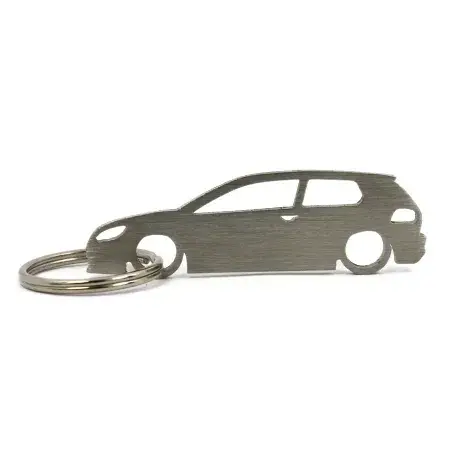 Must-Have Porte-clés Car Silhouette Volkswagen Golf MK6 3 Portes
