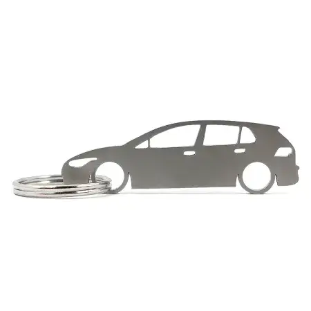 Porte-clés Car Silhouette Volkswagen Golf MK8 5 Portes Must-Have