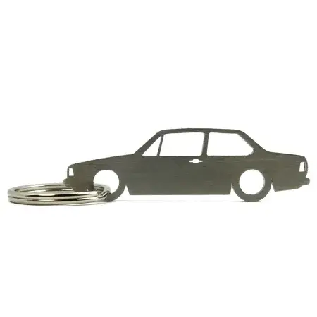 Remise Porte-clés Car Silhouette Volkswagen Jetta MK1 Coupé