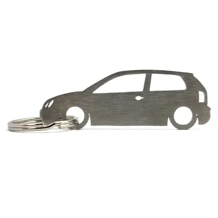 Expédition Rapide Porte-clés Car Silhouette Volkswagen Polo 9N 3 Portes