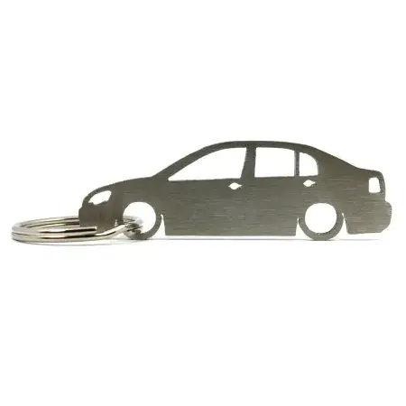 Porte-clés Car Silhouette Volkswagen Polo 9N3 Berline Petit Prix