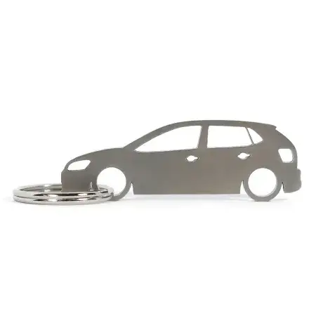 Porte-clés Car Silhouette Volkswagen Polo MK5 5 Portes Petit Prix