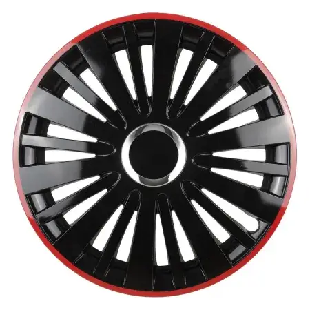 Vente Flash Enjoliveur FALCON 15" Noir avec un cerclage rouge