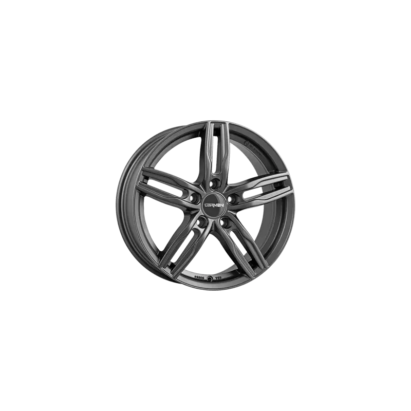 Jante aluminium Carmani 14 Paul, 6,5x16 ET38 5x100 63,4, hyper gun lackiert Prix Cassé