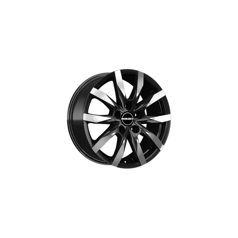 Nouveauté Jante aluminium Borbet CW5, 7,5x18 ET45 5x108 72,5, black polished matt